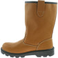 Grafters Steel Toe Safety Rigger Boots Black Tan M021