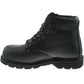 Mens Grafters Black Leather Lace Up Safety Steel Toe Cap Work Boots M124