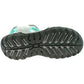 Ladies PDQ Adjustable Sports Walking Sandals Light Grey Mint L498 KD