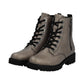 Remonte D8671-91 Metallic Leather Side Zip Biker Ankle Boots