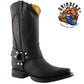 Mens Grinders Galveston Dark Brown Leather Western Tall Cowboy Boots