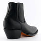 Mens Grinders Maverick Black Leather Western Ankle Cowboy Boots