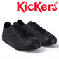 Mens Kickers Tovni Lacer Black Leather Ua Casual School Shoes 1-14726