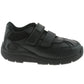 Boys Infant Kickers Moakie Reflex Black Leather School Shoes Size 5 - 12