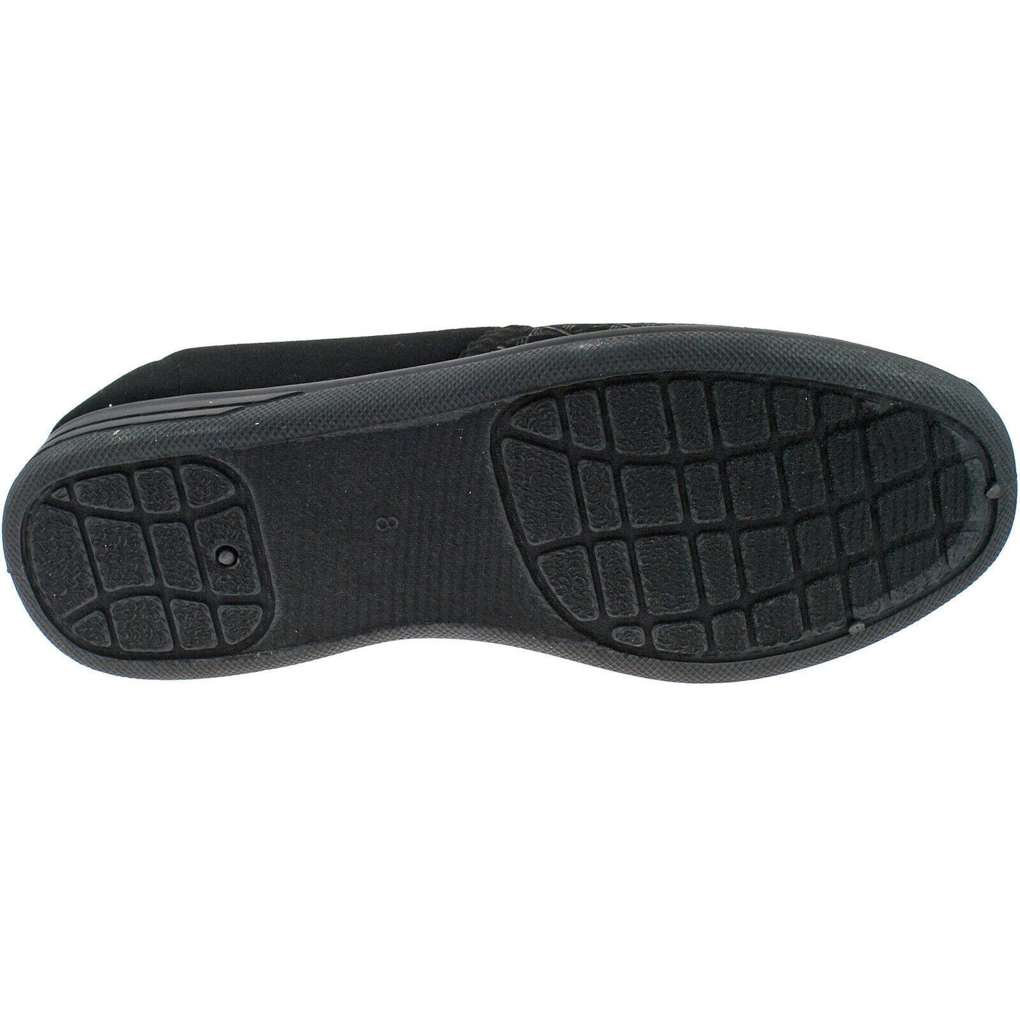 Mens Zedzzz Warm Lined Velour Double Gusset Full Slippers Black Brown MS466