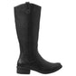 Ladies Bogs Kristina Tall Black Leather Waterproof Slip Resistant Boots 71701