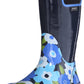 Girls Bogs Navy Multi Flower Lightweight Rain Boot Wellies Wellingtons 71927