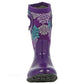 Girls Bogs North Hampton Pompons Purple Insulated Warm Wellington Boot 72007