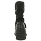 Ladies Bogs Carly Mid Black Leather Waterproof Slip Resistant Ankle Boots 72024