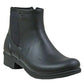 Ladies Bogs Auburn Rubber Black Insulated Chelsea Wellington Boot 72098