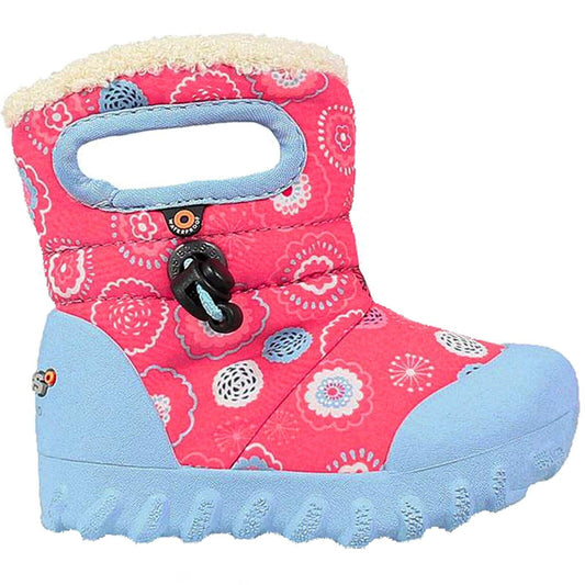 Girls Kids Bogs BMoc Bullseye Pink Waterproof Warm Lined Wellies Boot 724601 690