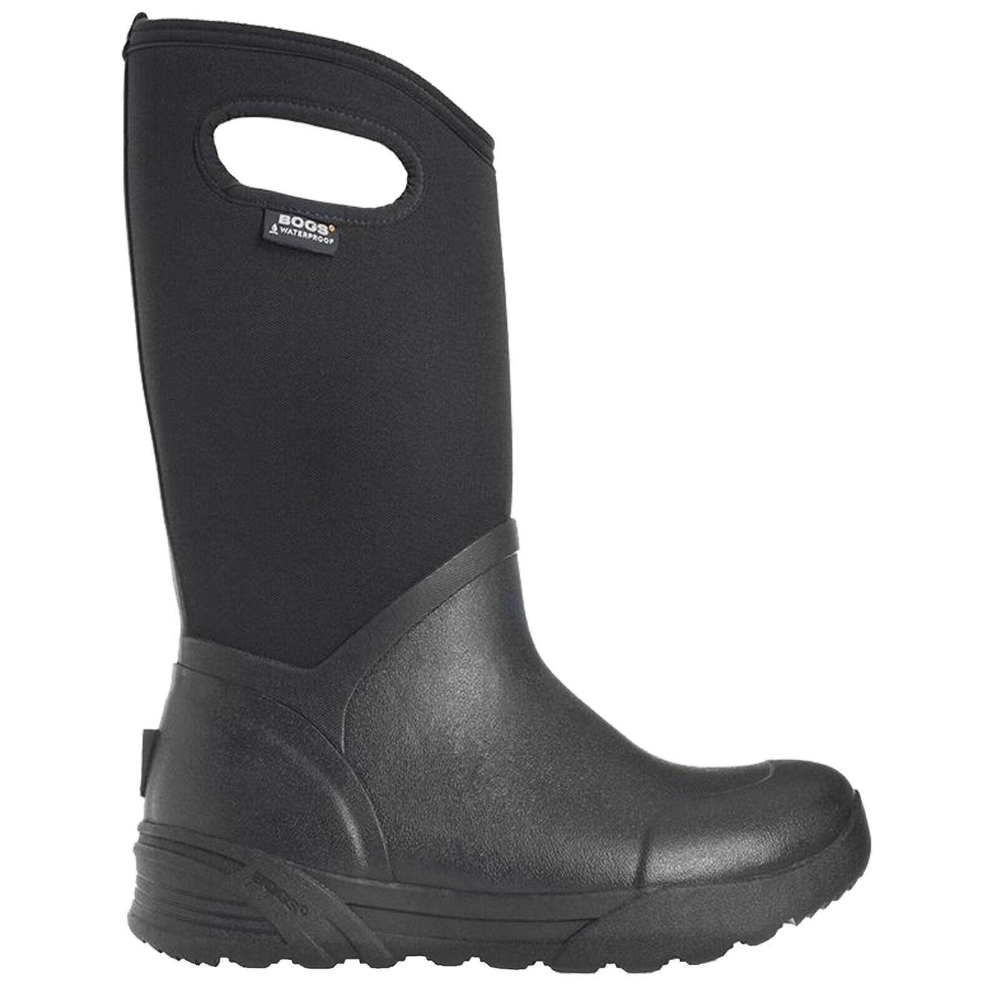 Mens Bogs Bozeman Tall Black Insulated Waterproof Warm Wellington Boots