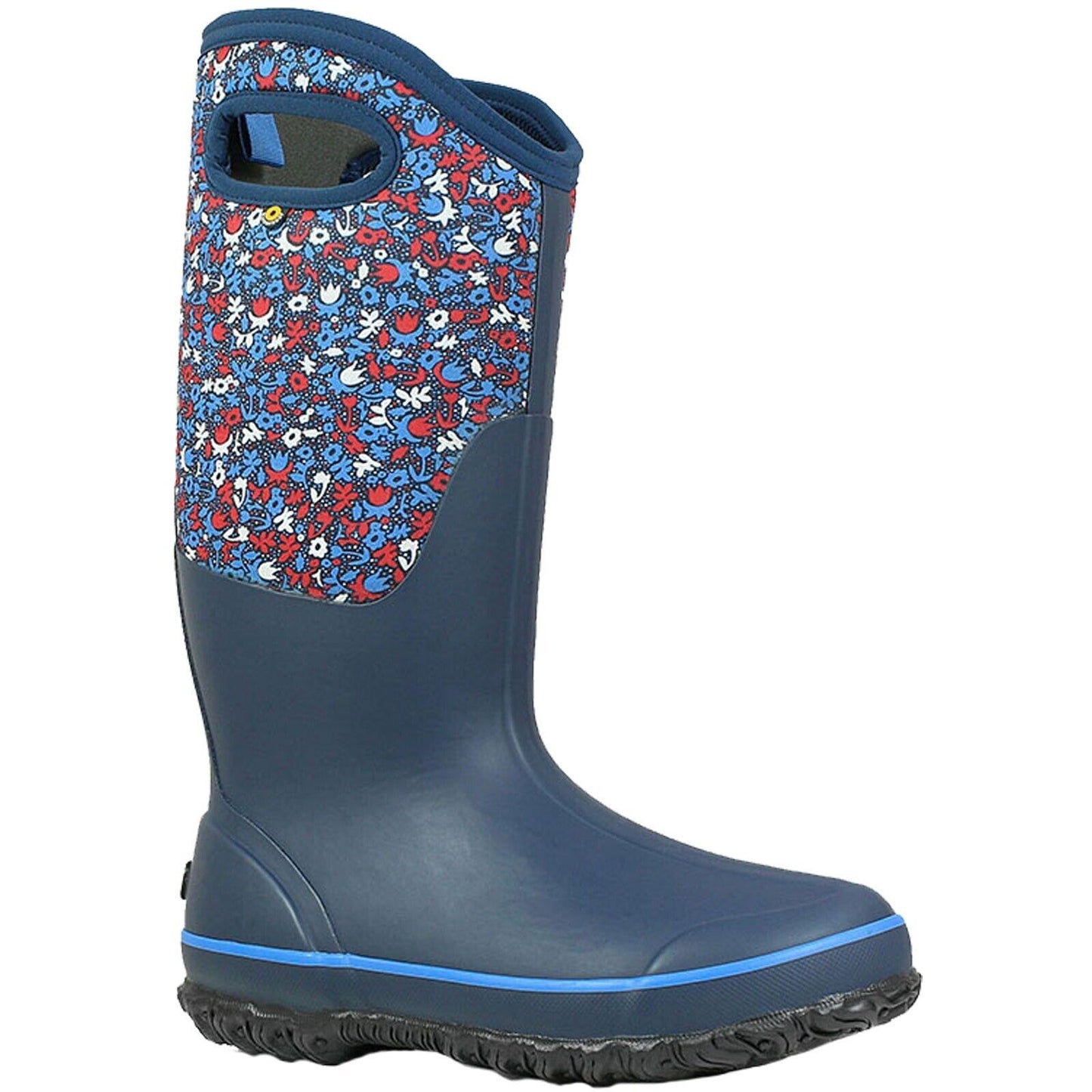 Ladies BOGS Classic Tall Freckle Blue Waterproof Insulated Boots Wellies 72427
