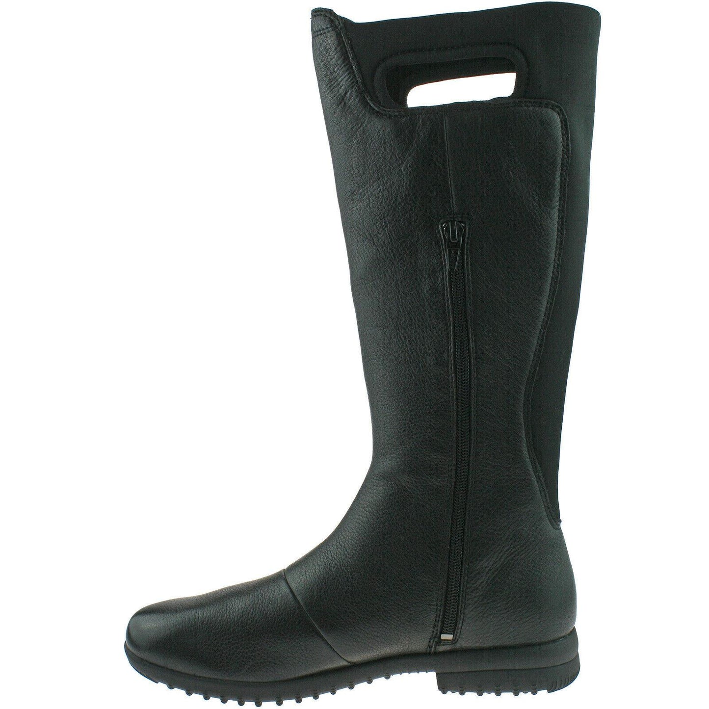 Ladies Bogs Alexandria Black Tall Waterproof Leather Boots 71576