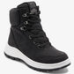 Roxy Karmel Black Waterproof Warm Lined Lace Suede Ankle Boots