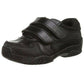 Boys Hush Puppies Jezza Jnr Black Leather Double School Shoes Size 9 – 2