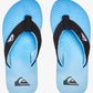 Quiksilver Molokai Layback Blue Toe Post Flip Flops Sandals