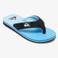 Quiksilver Molokai Layback Blue Toe Post Flip Flops Sandals