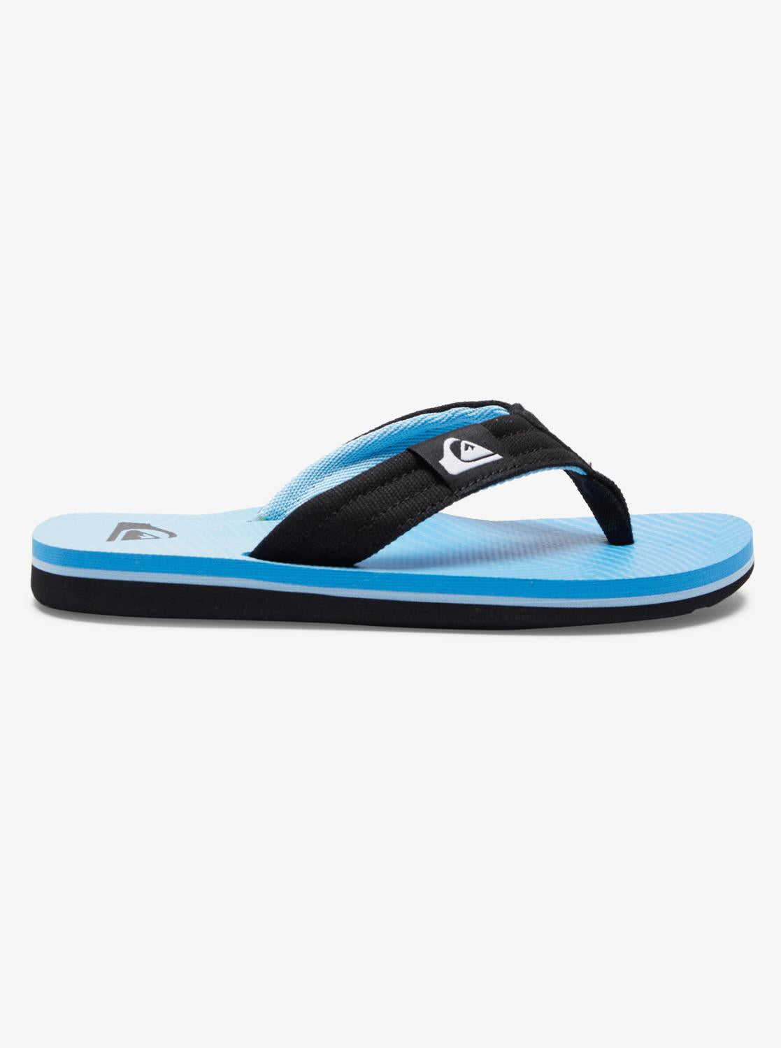 Quiksilver Molokai Layback Blue Toe Post Flip Flops Sandals