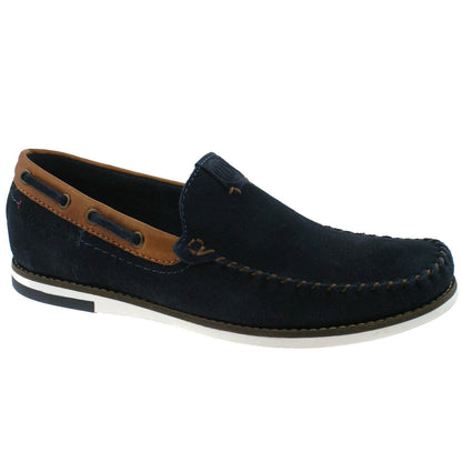 Mens Wrangler Sharky Nubuck Leather Memory Foam Slip On Loafer Shoes WM181850