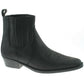 Mens Wrangler Tex Mid Black Leather Cowboy Boots WM122981K