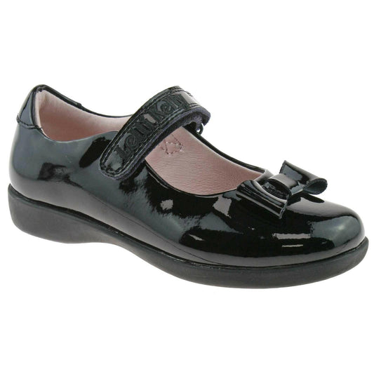 Lelli Kelly LK8226 (DB01) Perrie Black Patent Dolly School Shoes E Fitting