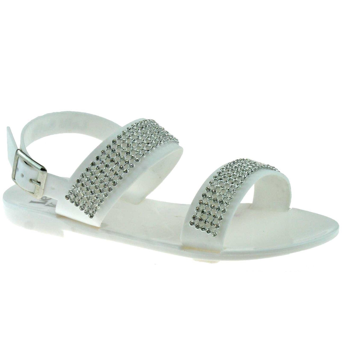 Lelli Kelly LK9954 (AA88) Granita Coconut White Jelly Sandals