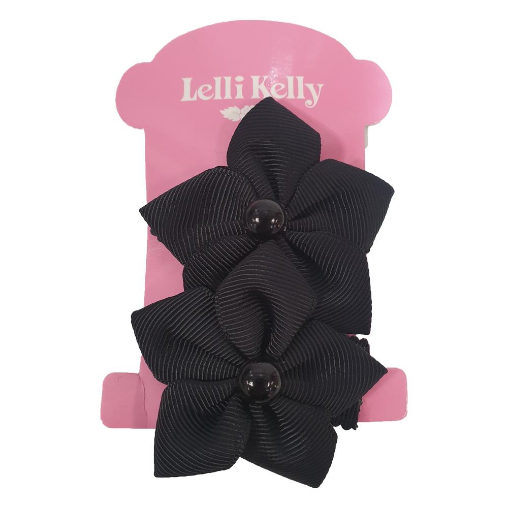 Lelli Kelly Hair Clips LK1112D Black Ball