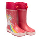 Lelli Kelly LK2650 (AN02) Unicorn Pink Rainboot Toggle Top Wellies