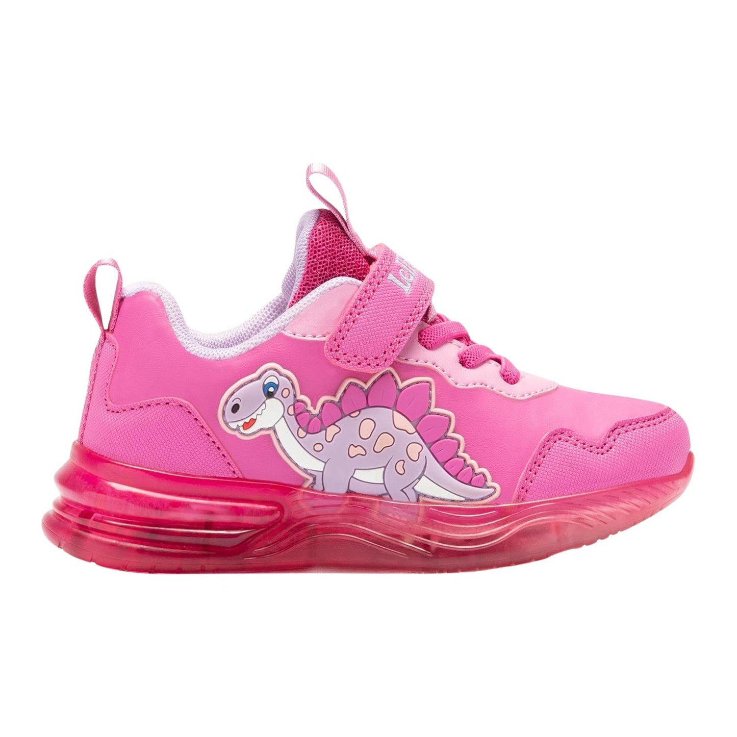 Lelli Kelly LK3457 (AN01) Dinosauro Fuxia Pink Light Up Trainers