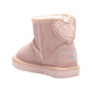 Lelli Kelly LK3765 (EC01) Eloisa Pink Suede Glitter Heart Warm Lined Boots