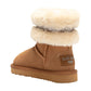 Lelli Kelly LK3766 (EJ01) Michelle Brown Suede Diamante Cuff Warm Lined Boots