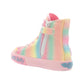 Lelli Kelly LK3863 (BX02) Myla Mid Multi Fantasy Heart Rainbow Baseball Boots