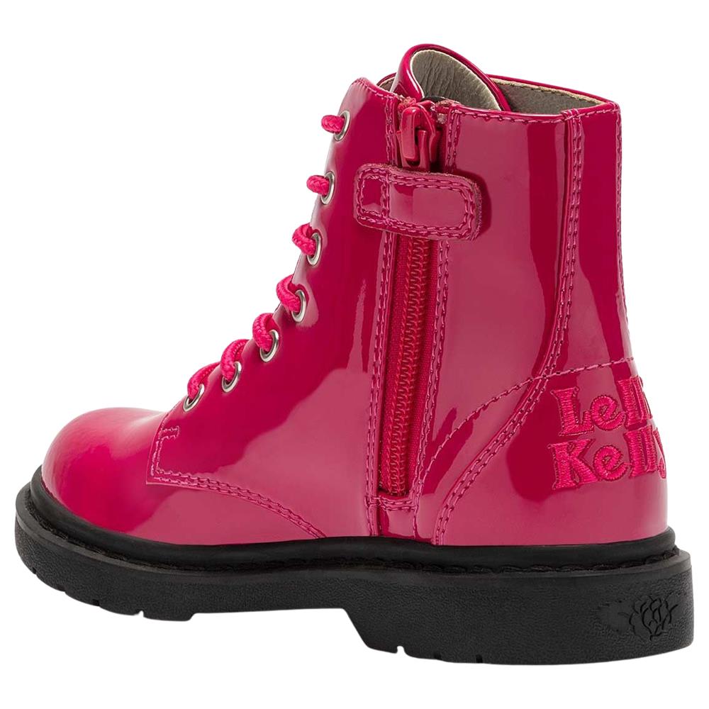 Lelli Kelly LK4540 (FN01) Ali Di Fata Fuxia Vernice Wing Ankle Boots