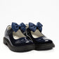 Lelli Kelly LK8661 (DE01) Maisie Navy Bow Patent School Shoes