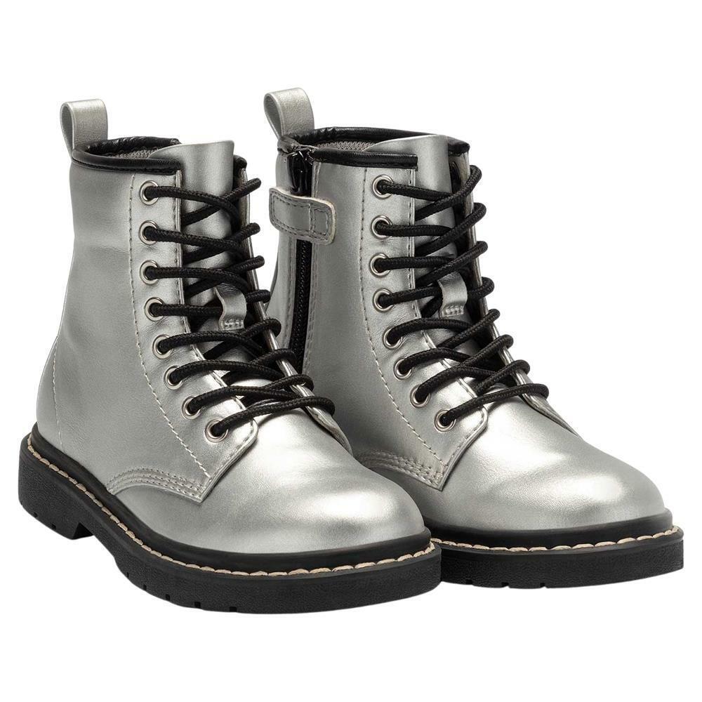 Lelli Kelly LK7500 (HH02) Sofia Metallic Argento Ankle Boots