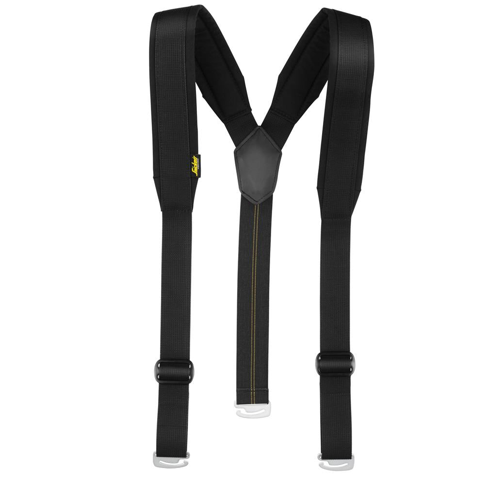 Mens Snickers Workwear Black Suspenders Braces 9792