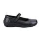 Hush Puppies Aria Black Leather Mary Jane School Shoes