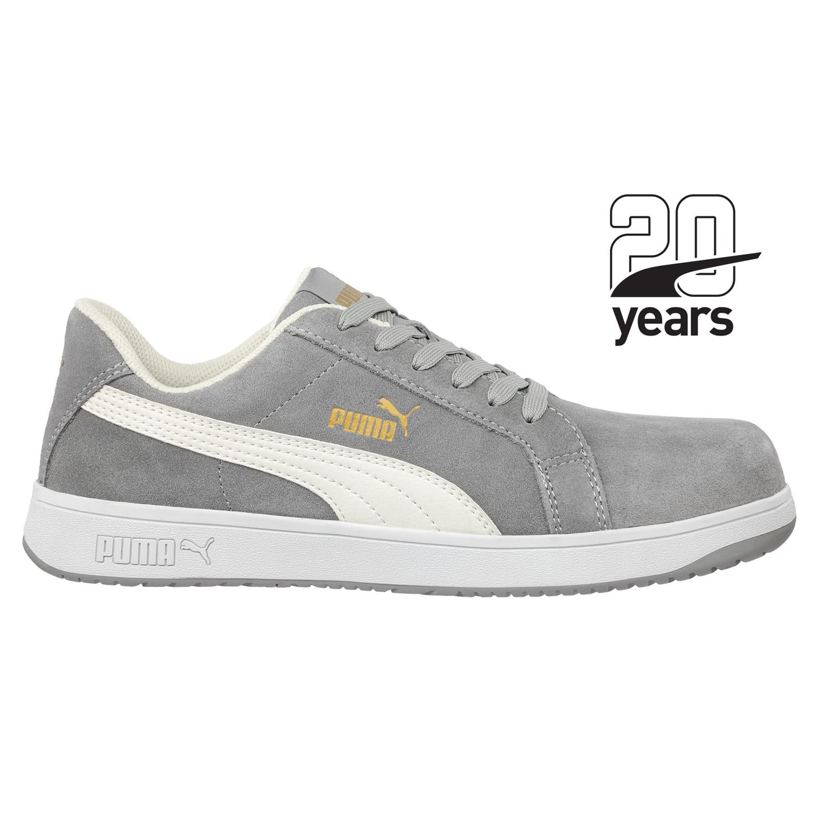 Mens grey clearance puma suede trainers