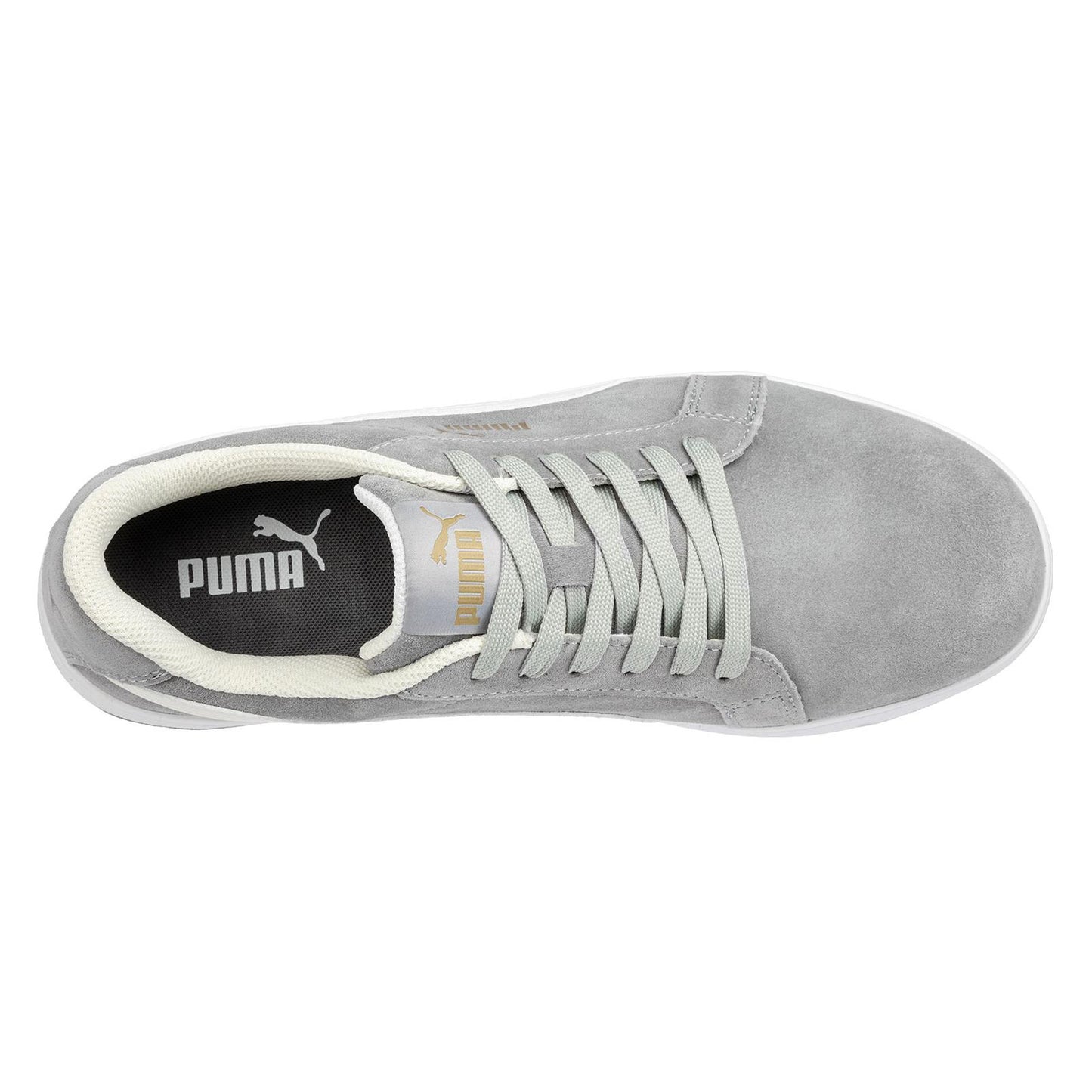 Puma Mens Iconic Suede Grey Low Composite Work Safety Trainers