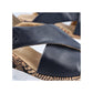 Rieker Ladies 67189-14 Blue Faux Leather Slingback Wedge Sandals