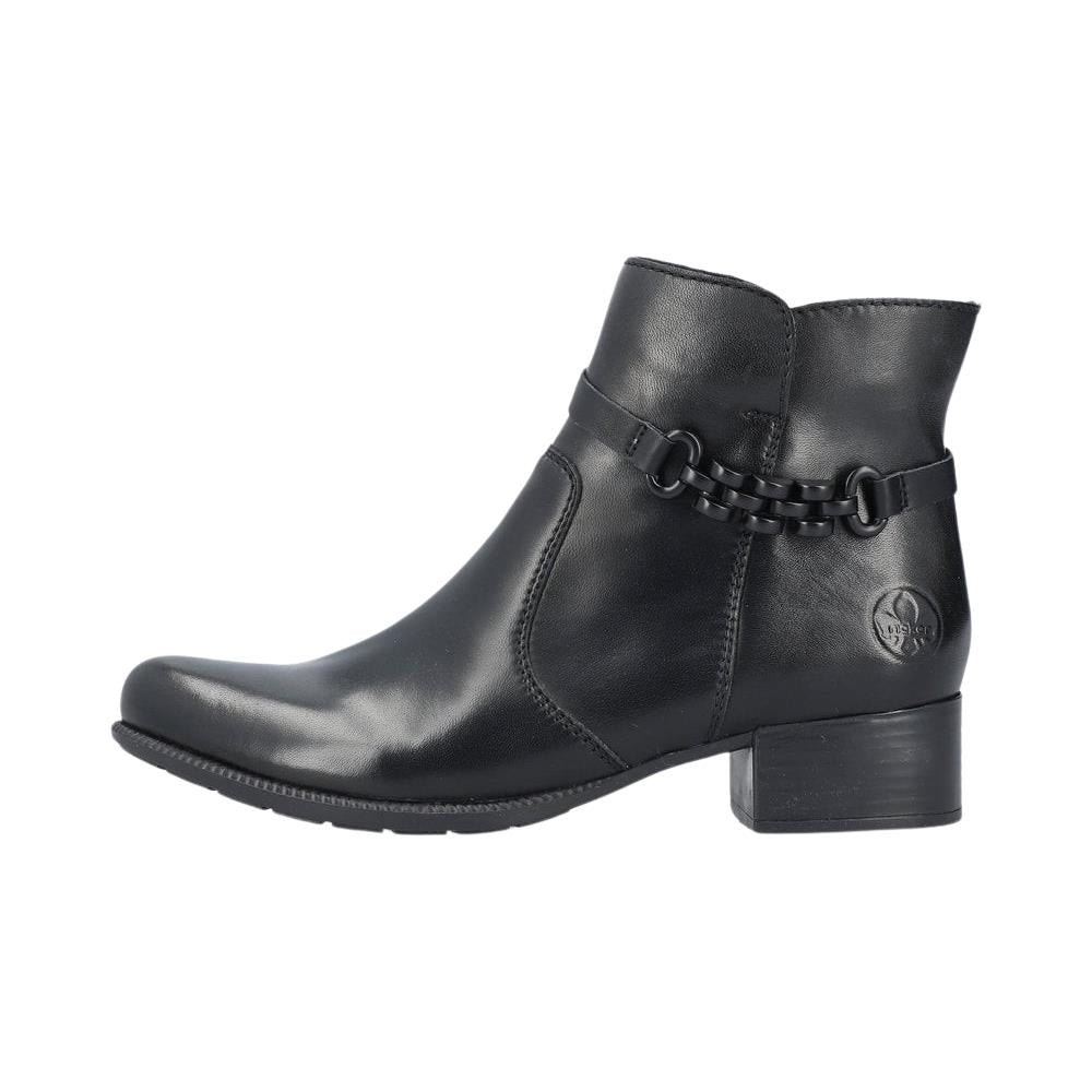 Rieker ladies black ankle boots online