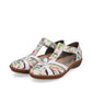 Rieker Ladies M1650-91 Multi Coloured Faux Leather Sandals