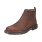 Rieker Mens 31650-23 Brown Warm Lined Leather Wide Fit Chelsea Boots