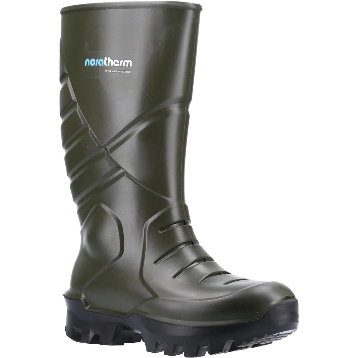 Nora Noramax S5 Green Farming Agricultural Lightweight Safety Wellies Boots