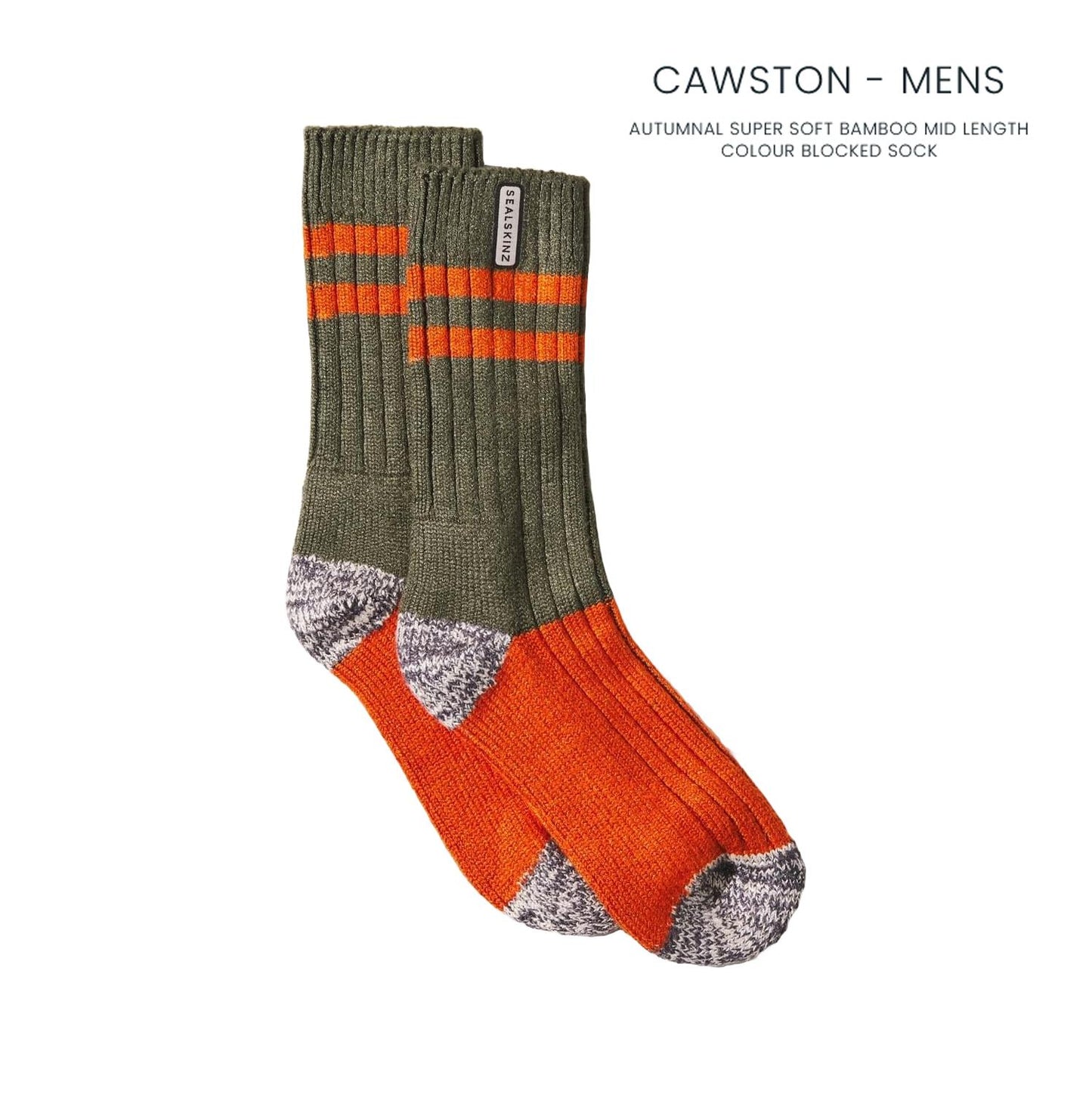 SealSkinz Cawston Socks Green