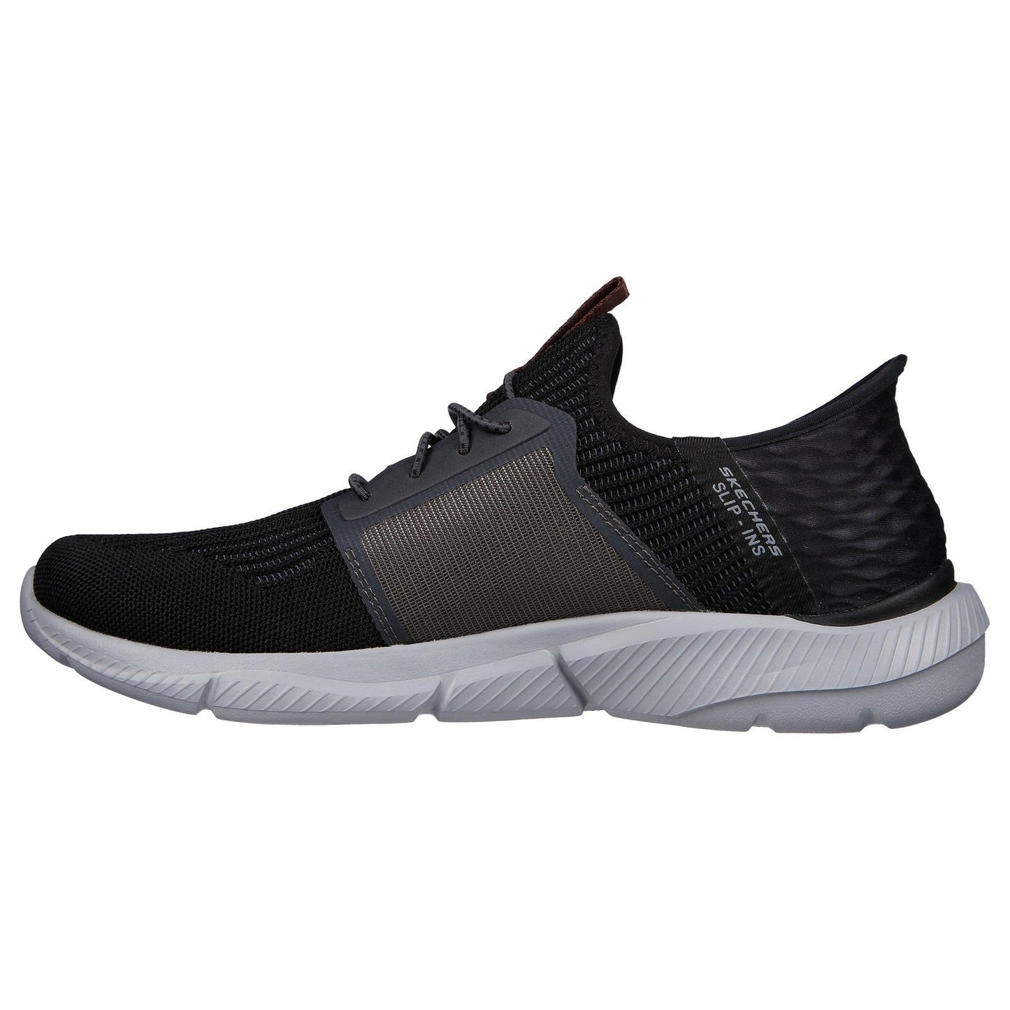 Skechers Mens Slip Ins Black/Grey Ingram Brackett 210609/BKGY