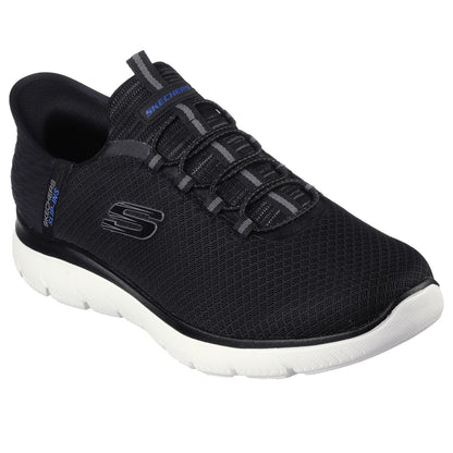 Skechers Mens Summits High Range Black Slip Ins Shoes