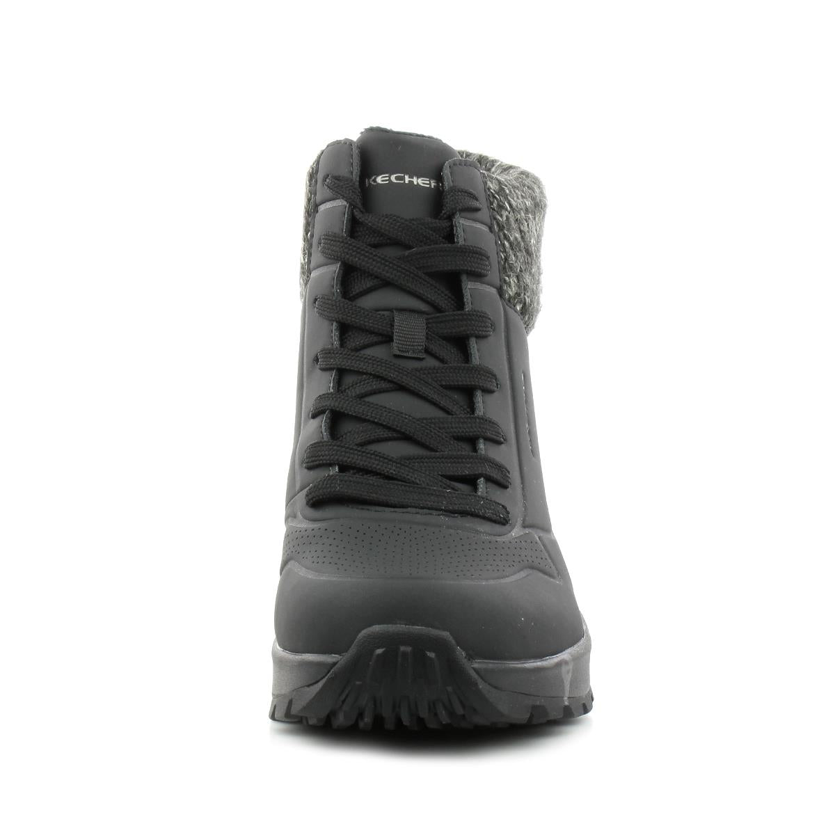 Skechers Womens Black Uno Rugged Boots 167988/BLK