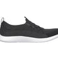 Skechers Womens Vapor Foam Lite Courageous Black/White Vegan Trainers Shoes